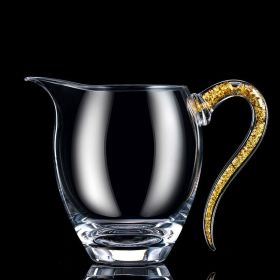 High Grade Gold Foil Crystal Glass Tea Cup