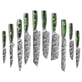 Laser Grain Stainless Steel 5CR15 Green