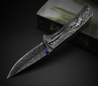 Folding High Hardness Steel Knife Fruit Knife