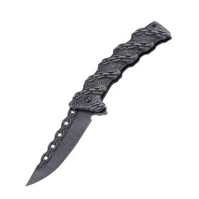 Chain Multifunctional Relief Stainless Steel Survival Outdoor Folding Knife