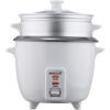 Brentwood 5 Cup Rice Cooker with Steamer in White TS-600S