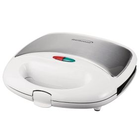 Brentwood Non Stick Compact Dual Sandwich Maker in White